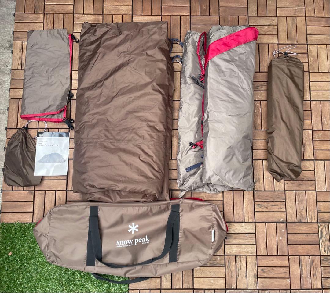 スノーピーク　ランドブリーズpro4 専用グランドシート付