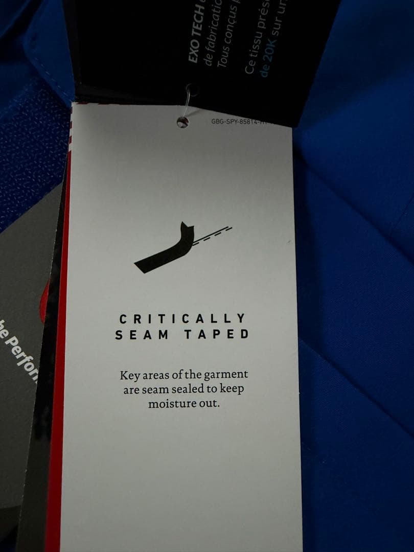 新品 Spyder Traction Pants L ブルー 38A125326