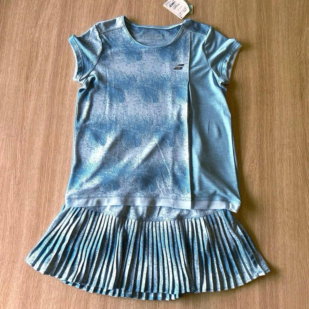 バボラ レディーステニスウエア ゲームシャツスコートセットアップ Lの