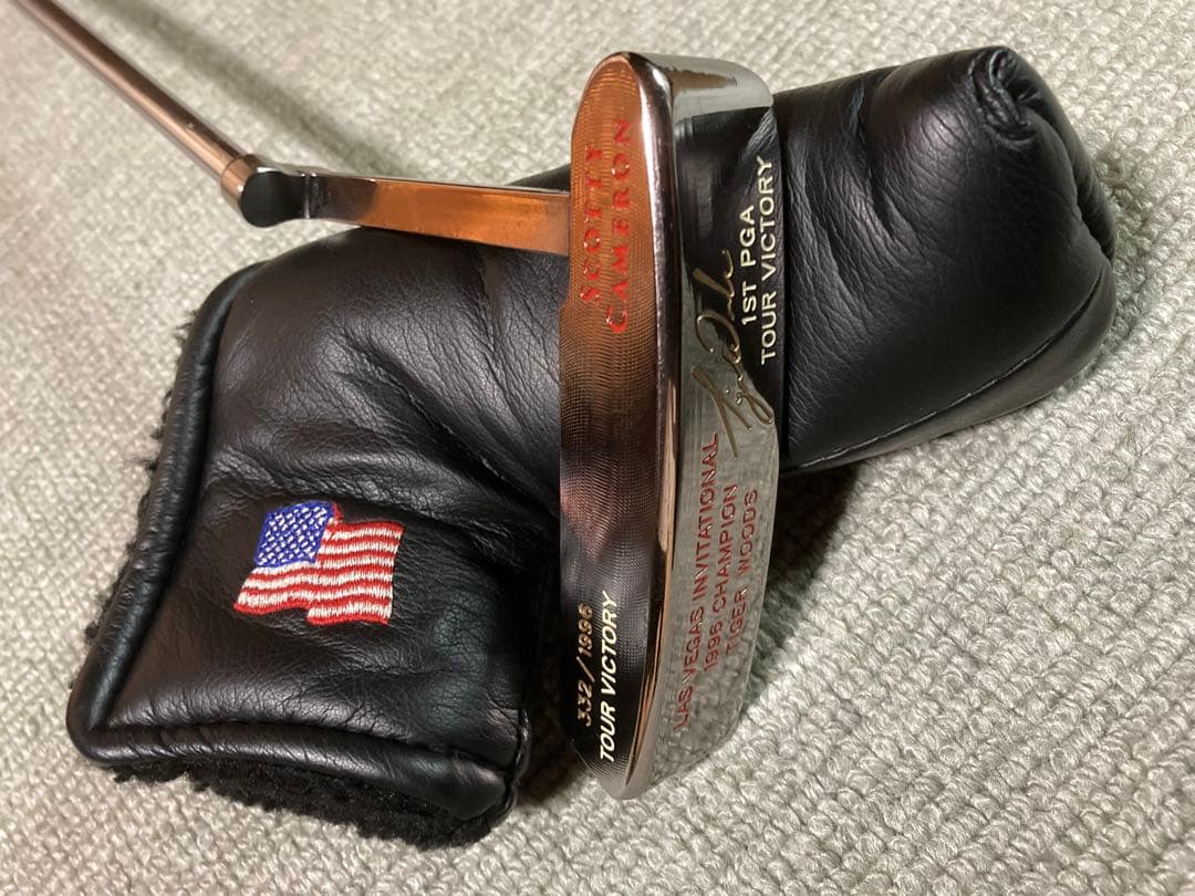 《希少新品》スコッティキャメロン　T.WOODS初優勝記念パター　332本限定品