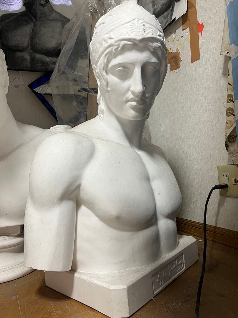 マルス 石膏像 台座付き 原則直接取引 美品 お届け相談 - メルカリ