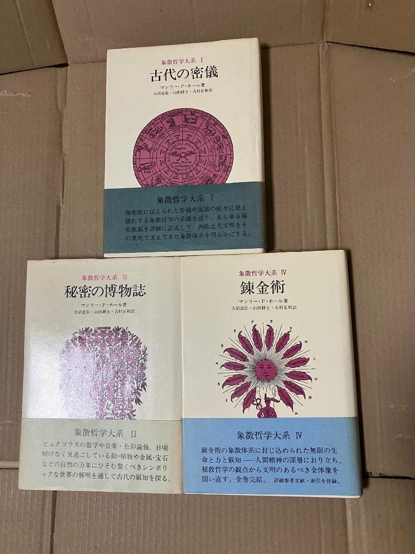 ＊ラビットフットさん専用＊人文書院　象徴哲学体系１・２・４　魔術の歴史