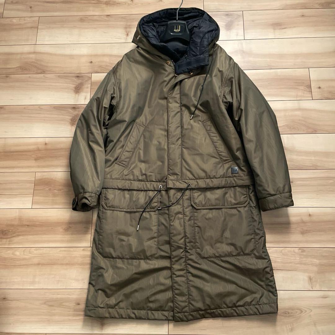 【超暖】ダンヒル カシミヤ混 ライナー付き 6WAY パデット モッズコート