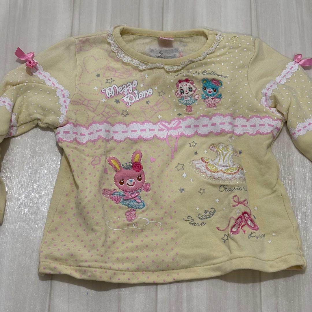 希少 メゾピアノ ミミポポちゃん ロンT 平成ギャル レトロ パーカー