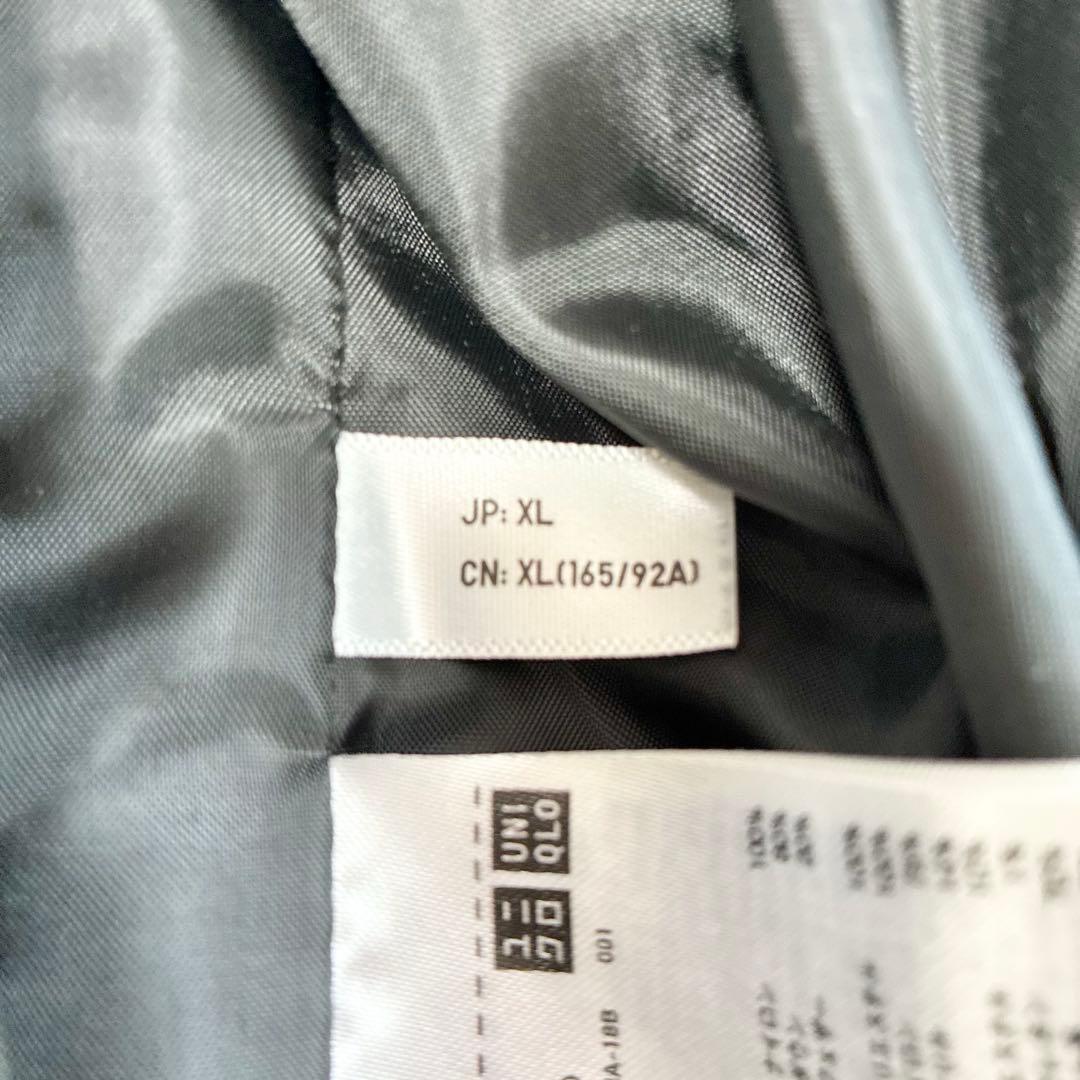 y2k UNIQLO ダウンジャケット 光沢 ギャル ファー フード 短丈 Ｓ