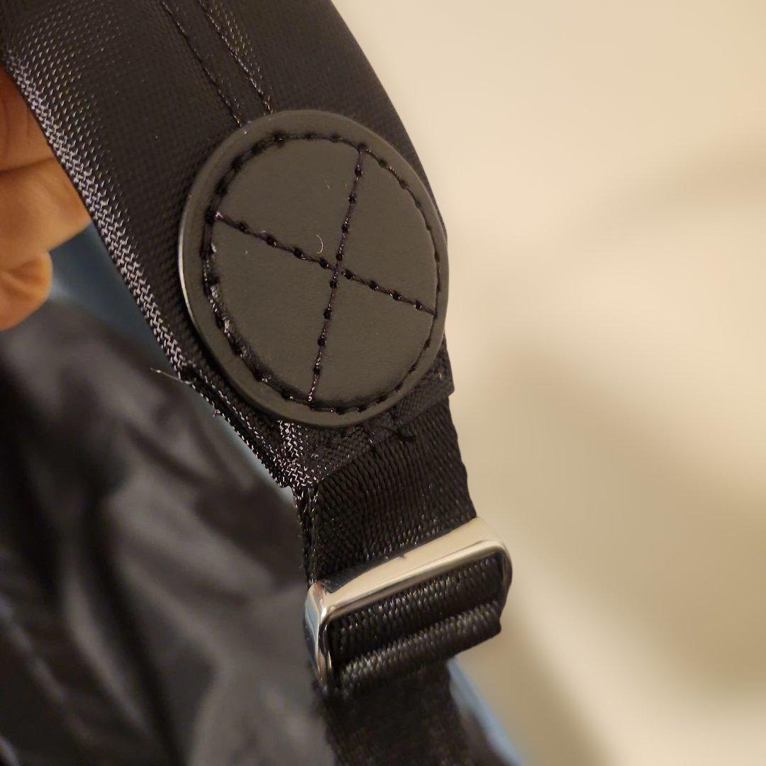 Marc Jacobs 　ブラック　ナイロン、ストラップ本革のバックパック