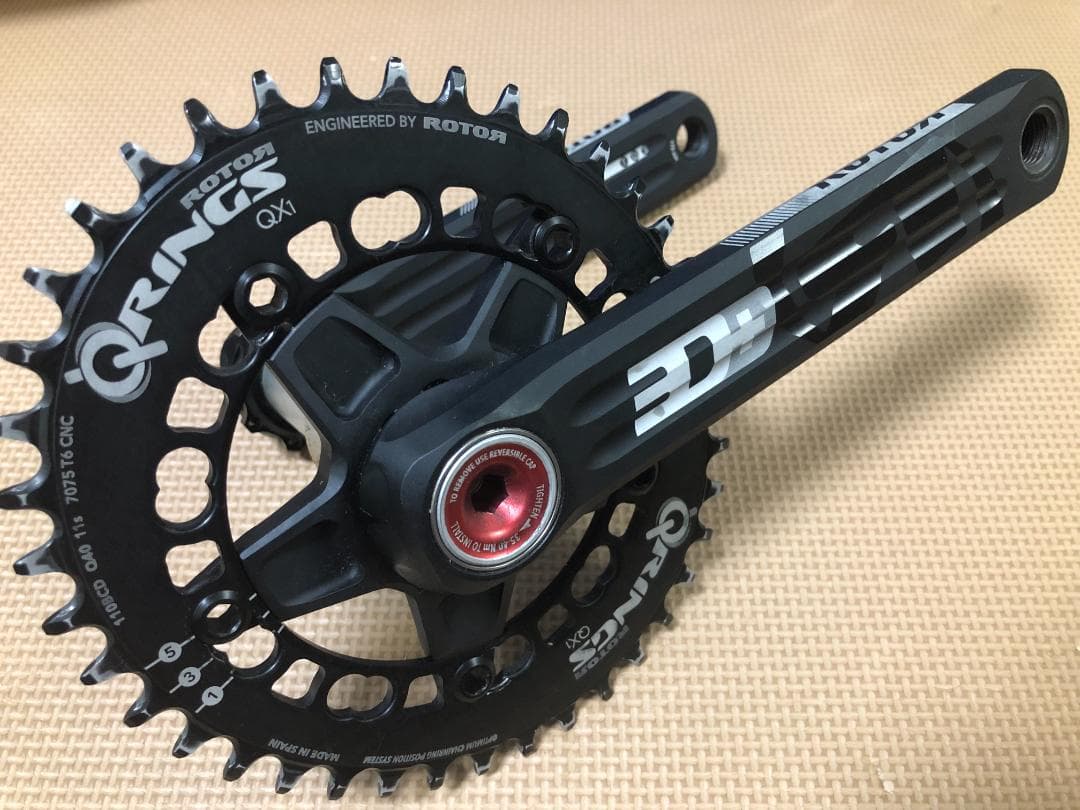ROTOR 3D＋ 175mm + Q RINGS QX1 40T 11s