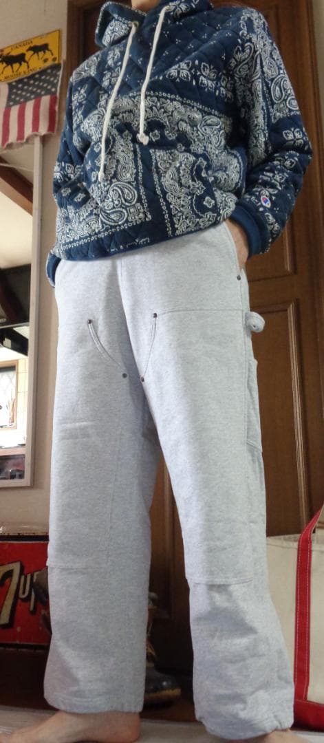 BEAMS/ビームス/ダブルニー/ペインター/スウェットパンツ