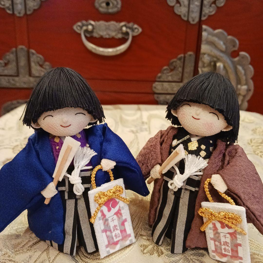 《♡(*´ω｀*)♡様ご予約》★七五三のおめかし子どもたち★ちりめん細工