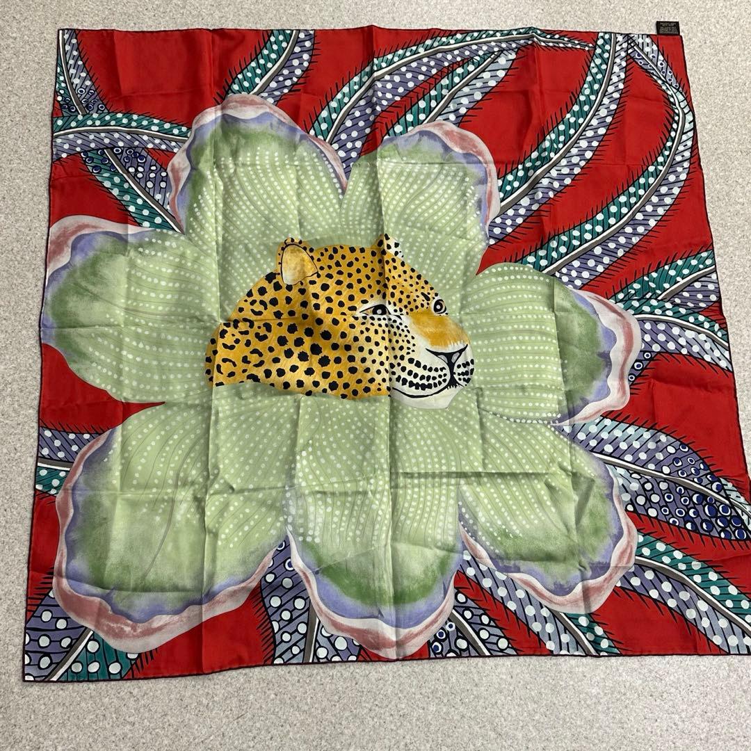 HERMES　カレ90　スカーフ 　BAOBAB CAT シルク100％