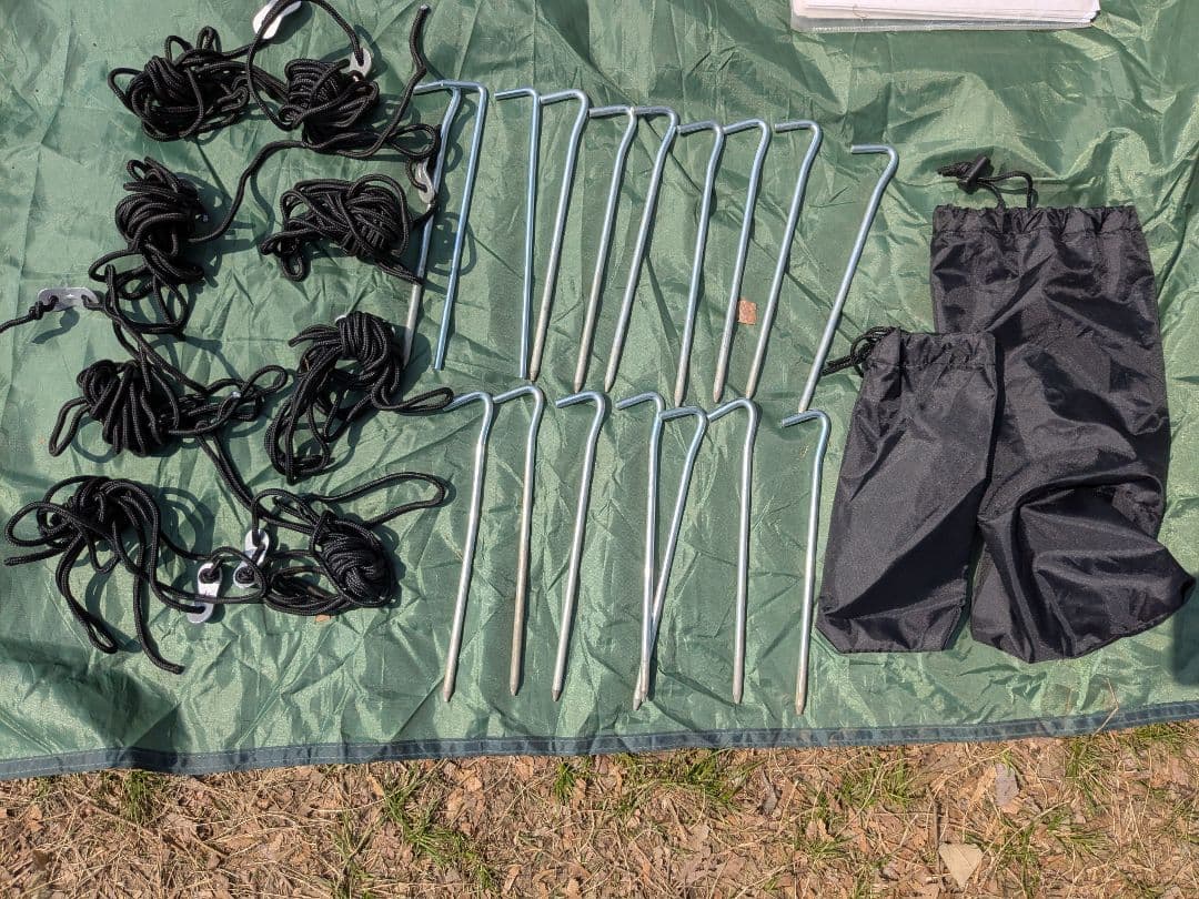 TOMOUNT　ブラックガムコーティング　シェルター　テント