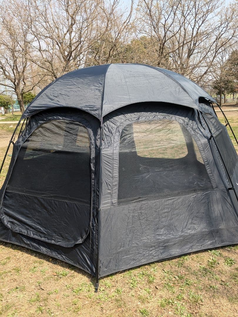 TOMOUNT　ブラックガムコーティング　シェルター　テント
