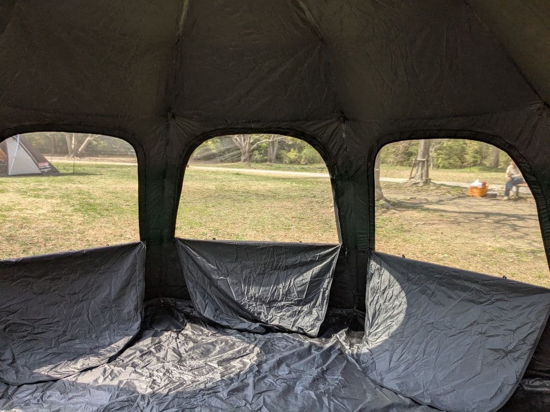 TOMOUNT　ブラックガムコーティング　シェルター　テント