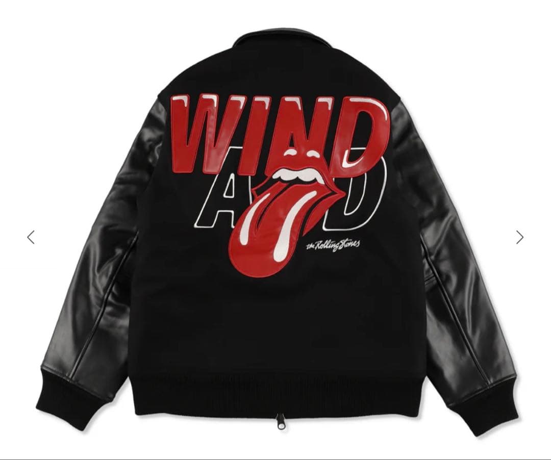 ジャケット・アウター THE ROLLING STONES x WDS VARSITY JACKET