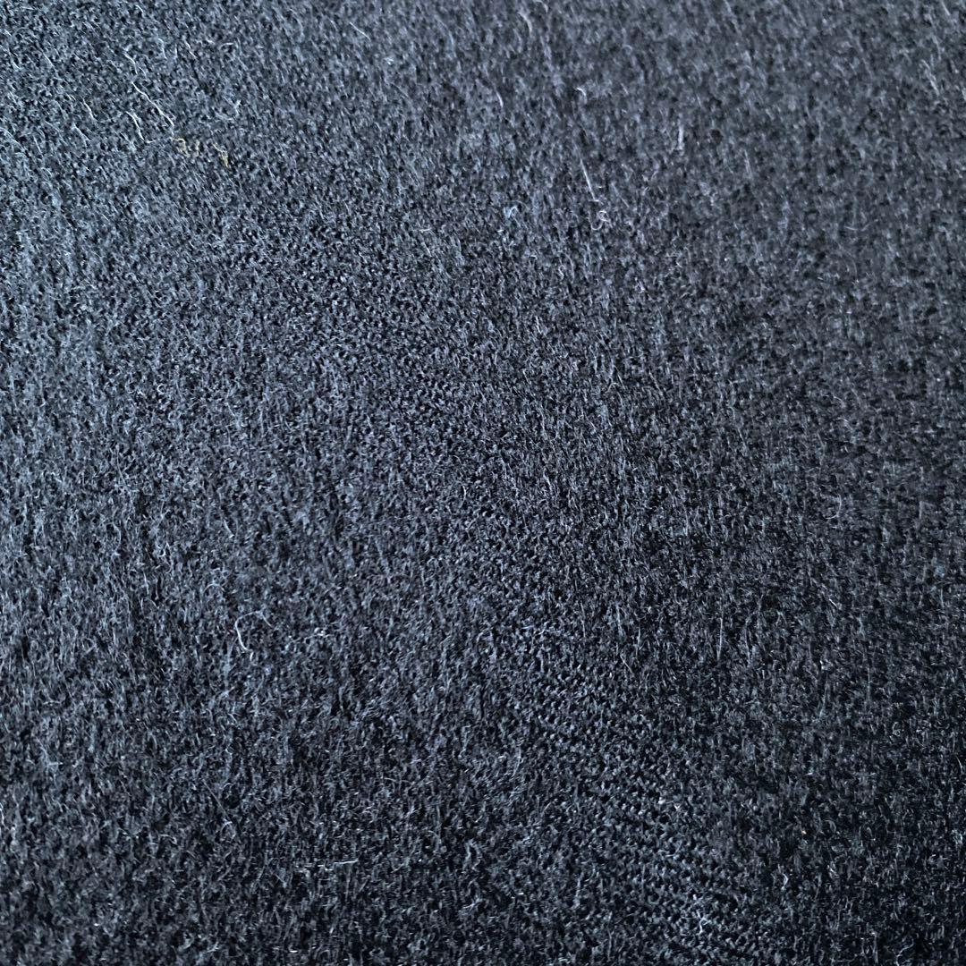 90s〜 Loro Piana カシミヤマフラー ブラック サイズ良 黒