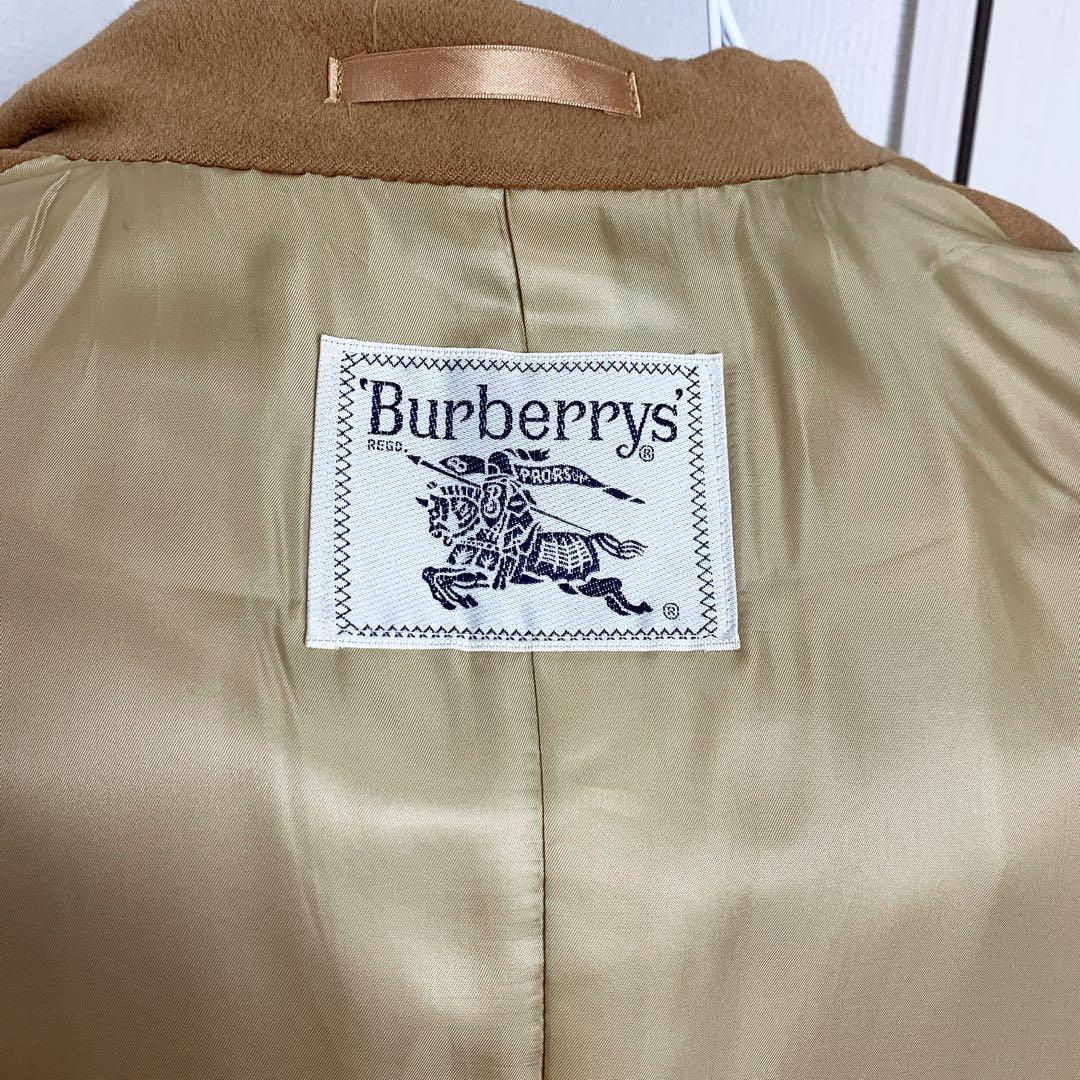 バーバリー BURBERRYS ロングコート ウール×カシミヤ 9AR 美品