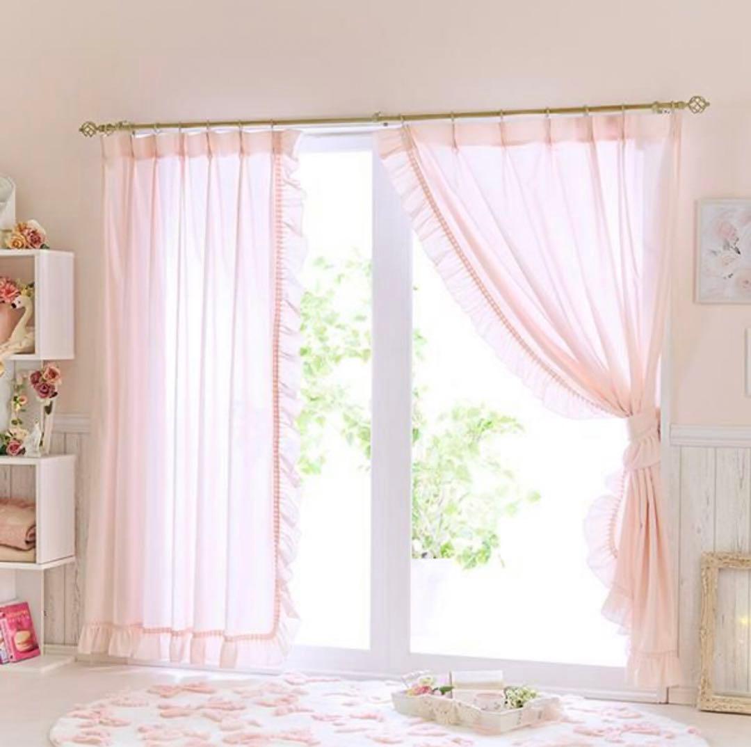★本日限定☆最終価格★未使用に近い♡ロマプリ♡フリルレースカーテン