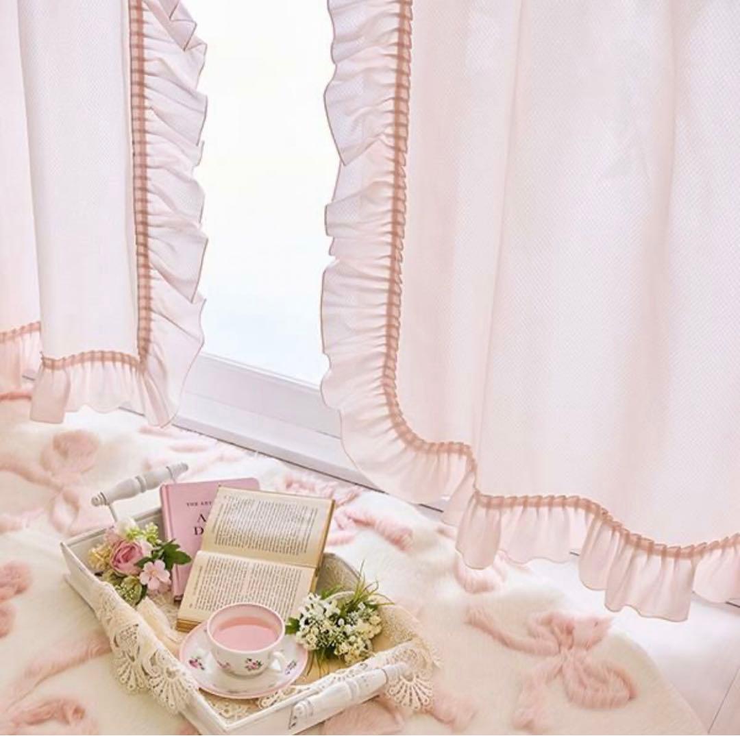 ★本日限定☆最終価格★未使用に近い♡ロマプリ♡フリルレースカーテン