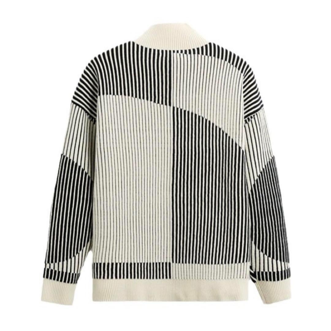 ストライプ ニットカーディガン H&M zara SnowMan 目黒蓮 めめ - メルカリ