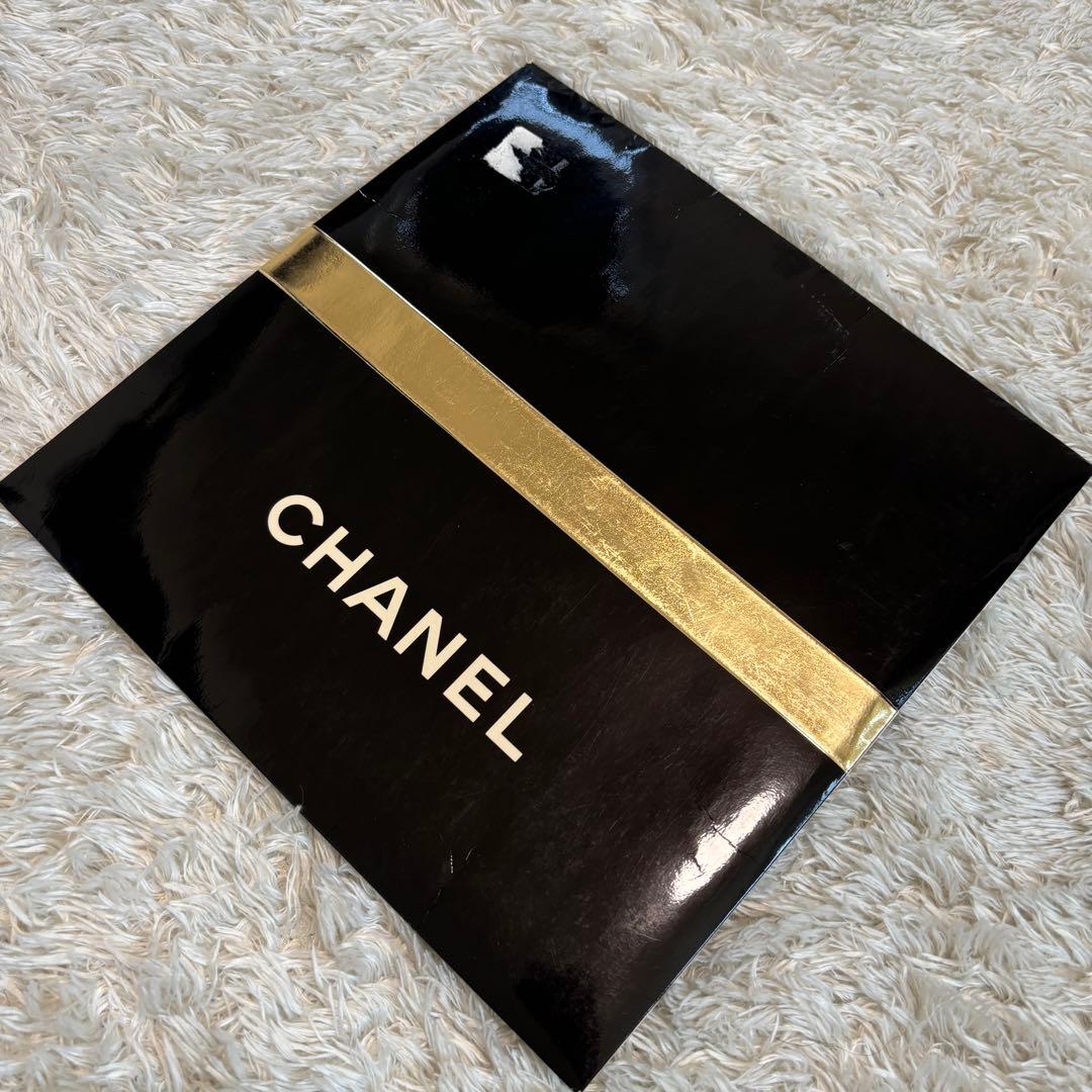 美品✨CHANEL シャネル マドモアゼル スカーフ カレ90 ブラック - メルカリ