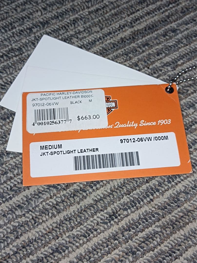 八5220【ハーレーダビッドソン】本革製ジャケット★希少★