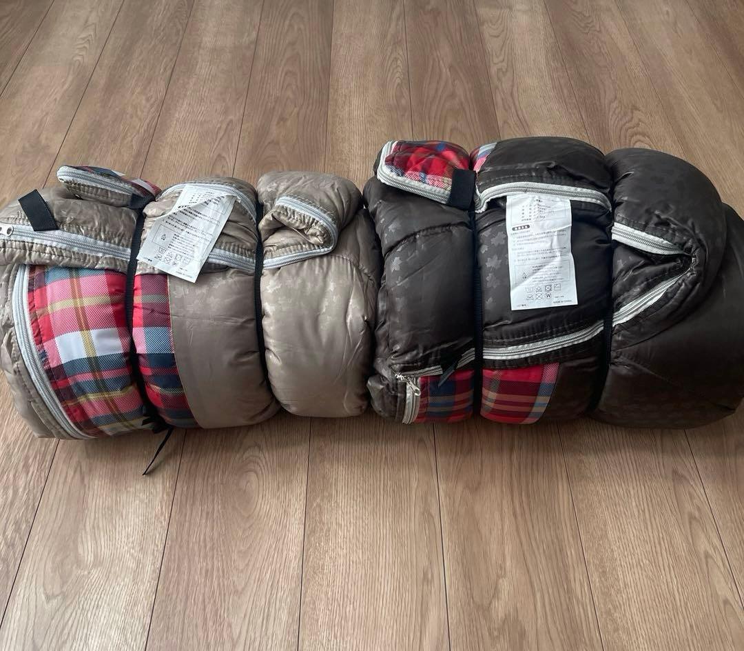 LOGOS 丸洗いスランバーシュラフ0、シュラフ2 2個セット