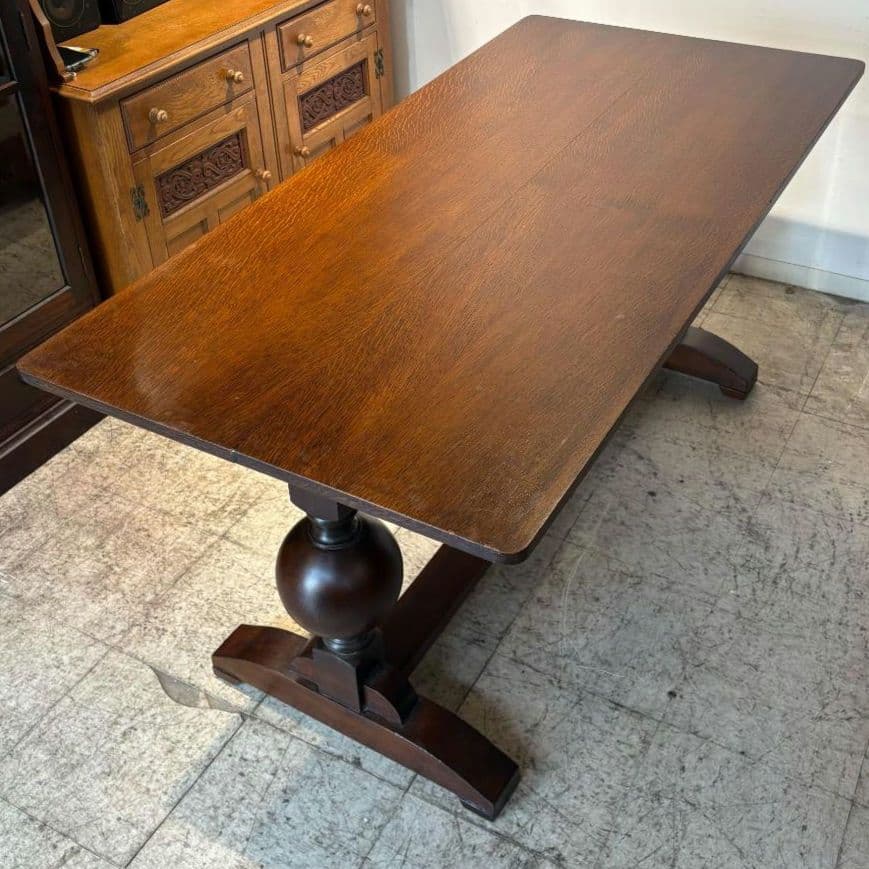 M○Ichiko様専用送料込イギリス バルボスレッグダイニングテーブル