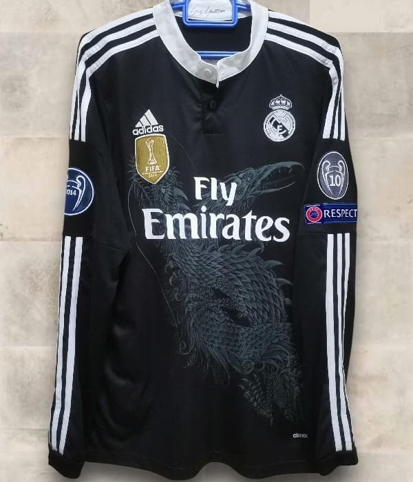 2014-2015 レアル・マドリード 9 ベンゼマ 長袖 ユニフォーム - メルカリ