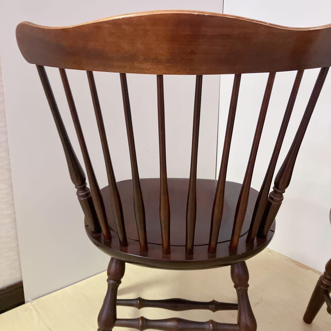 柏木工 KASHIWA ウィンザーチェア　2脚セット　ダイニングチェア　②