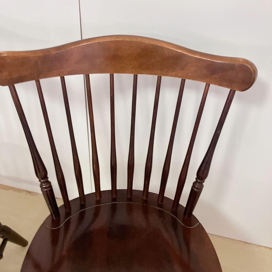 柏木工 KASHIWA ウィンザーチェア　2脚セット　ダイニングチェア　②