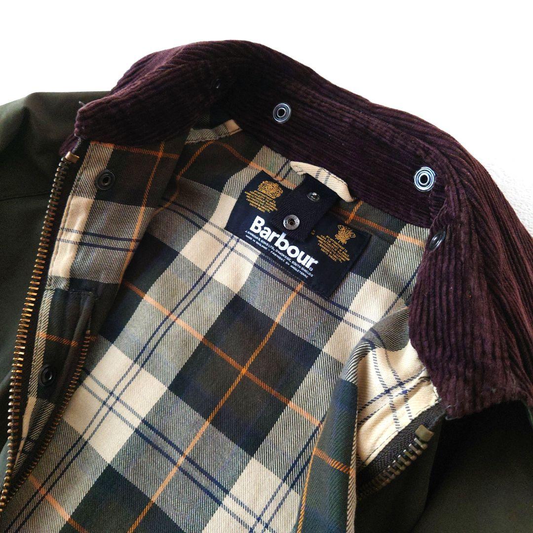 【美中古】バブアー　ビデイル　セージグリーン　36