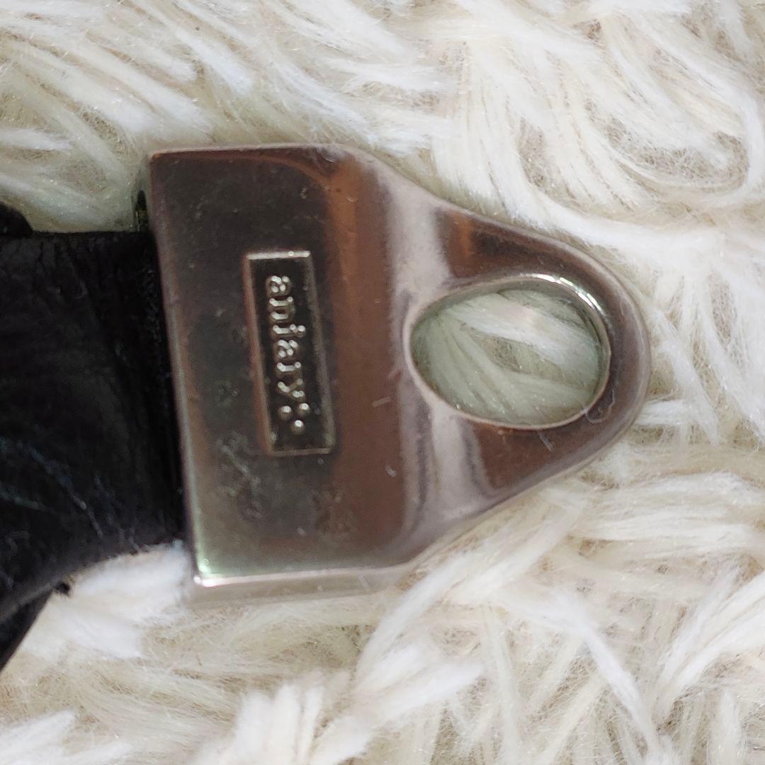 aniary/アニアリ ショルダーバッグ ハーフムーン　肩掛け　ブラック