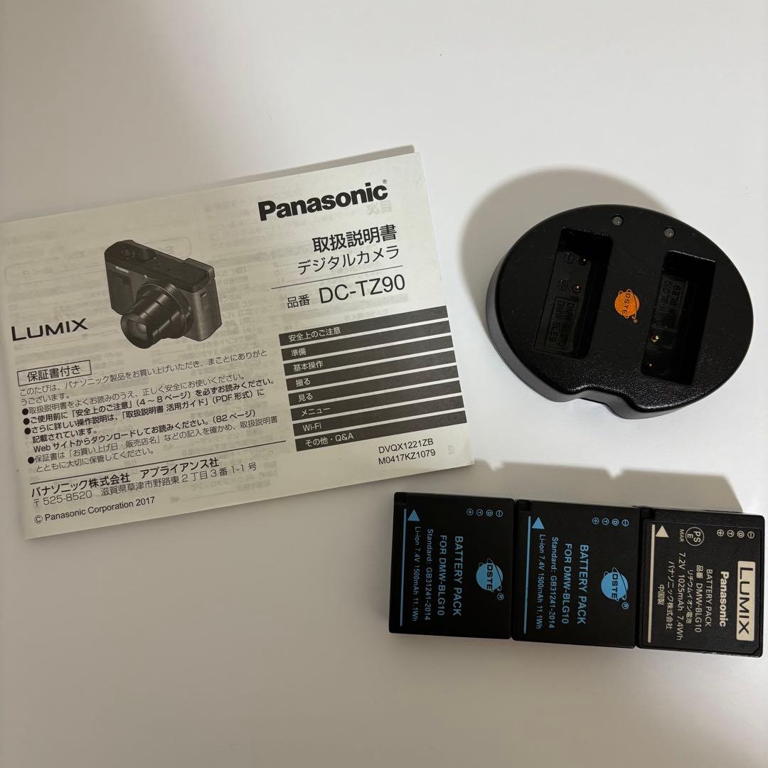 Panasonic TZ90 光学30倍 DC-TZ90-K ○美品動作確認済み