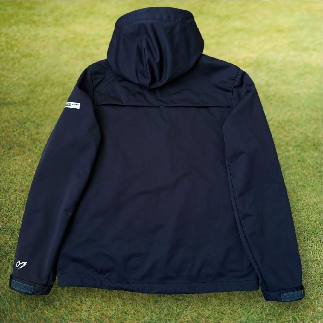 裏起毛 マスターバニー ジャケット ブルゾン M〜L相当 紺 濃紺