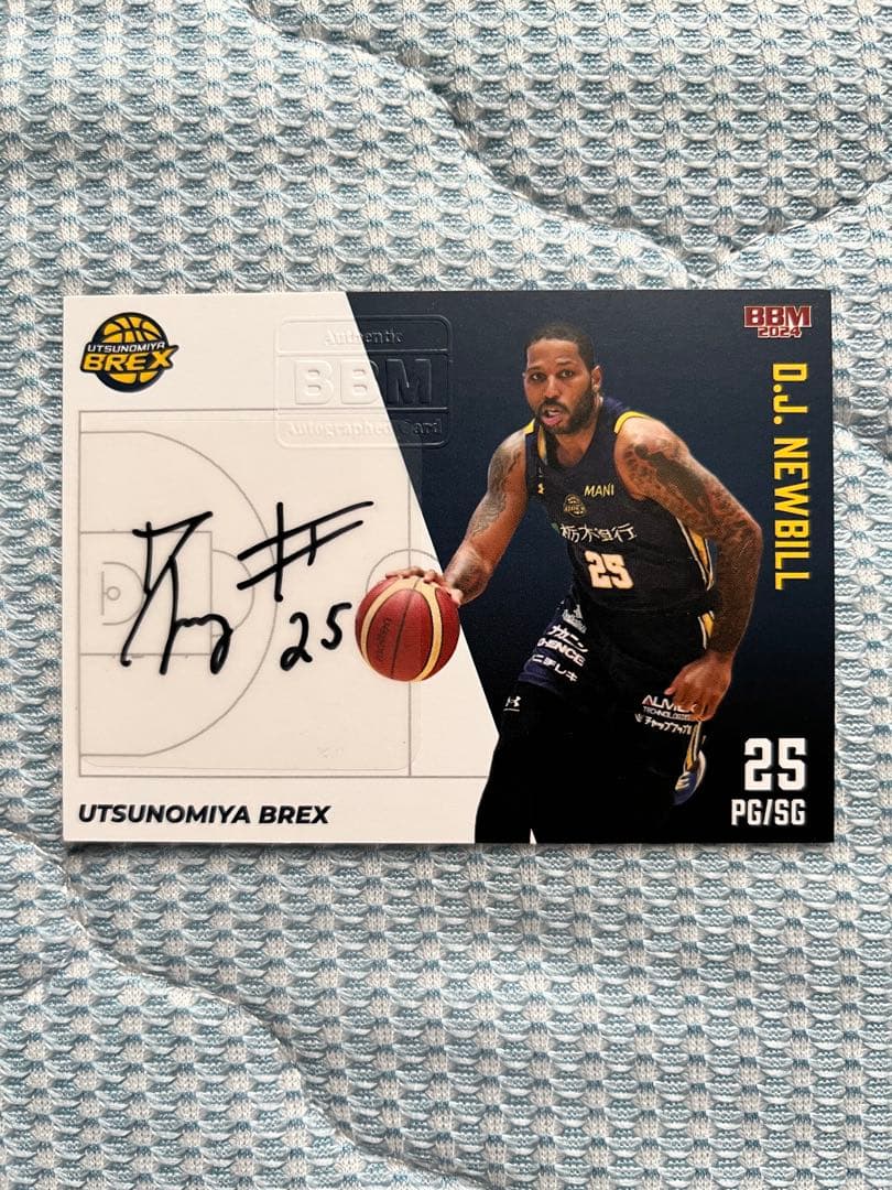 Bリーグ 宇都宮ブレックス DJ ニュービル直筆サインカード - メルカリ