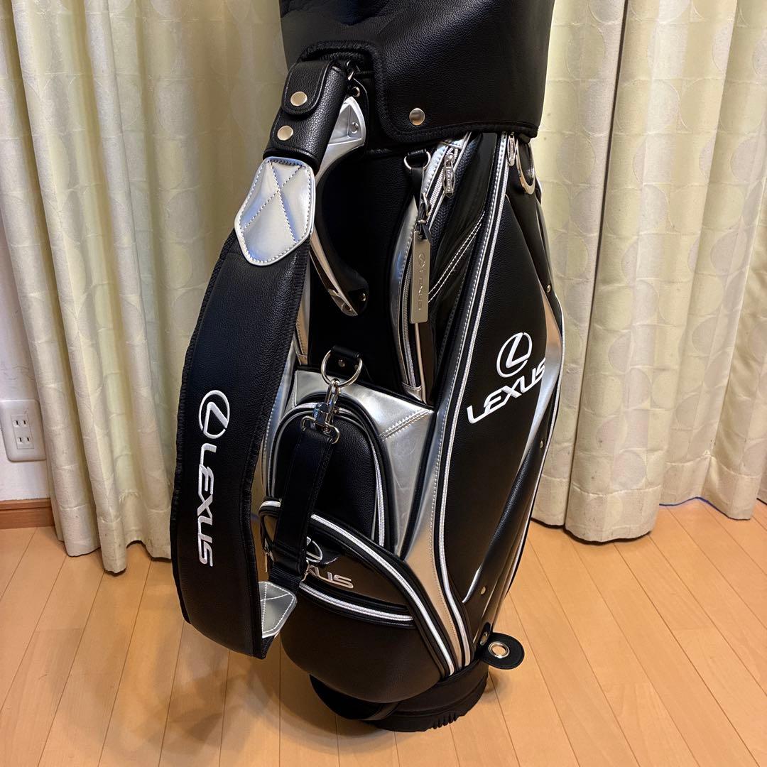 Lexus ゴルフキャディバッグ ブラック/シルバー - メルカリ
