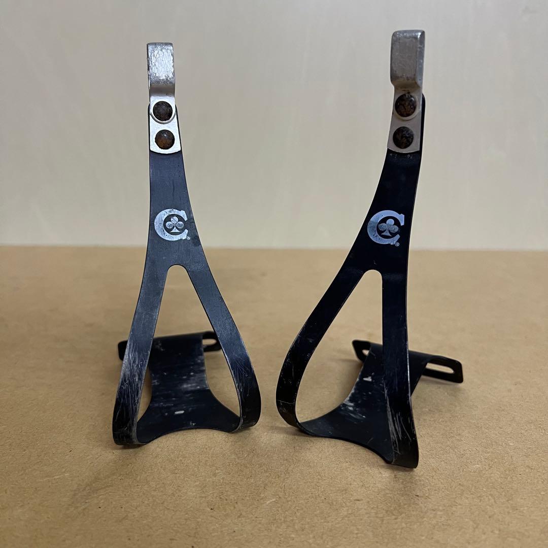 COLNAGO ALE トゥークリップ 黒／銀 COLNAGO ALE トゥークリップ 黒／銀