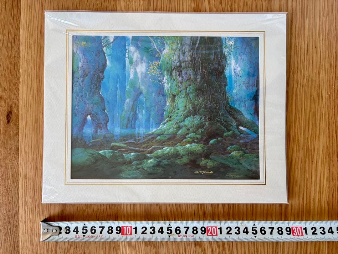 未開封】山本二三 複製原画 2点セット ラピュタ もののけ姫 ジブリ背景