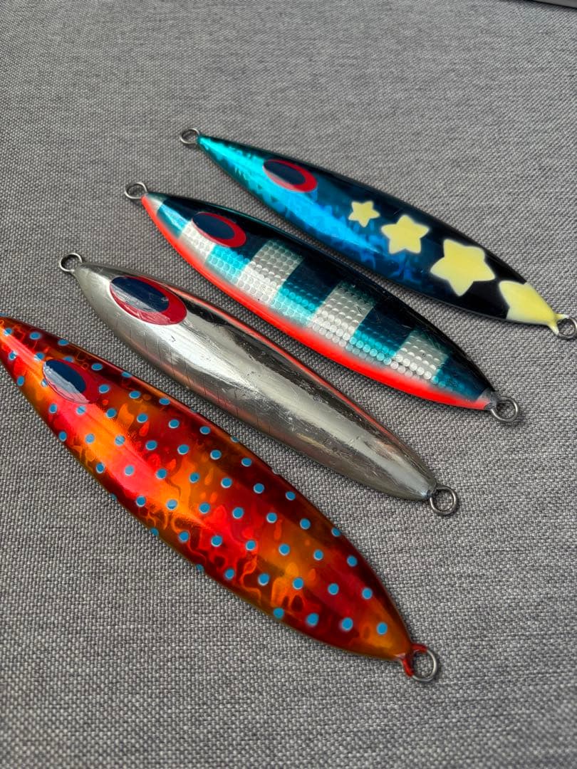 【ディープライナー】501g有り。メタルジグ 4個セット 多色デザイン