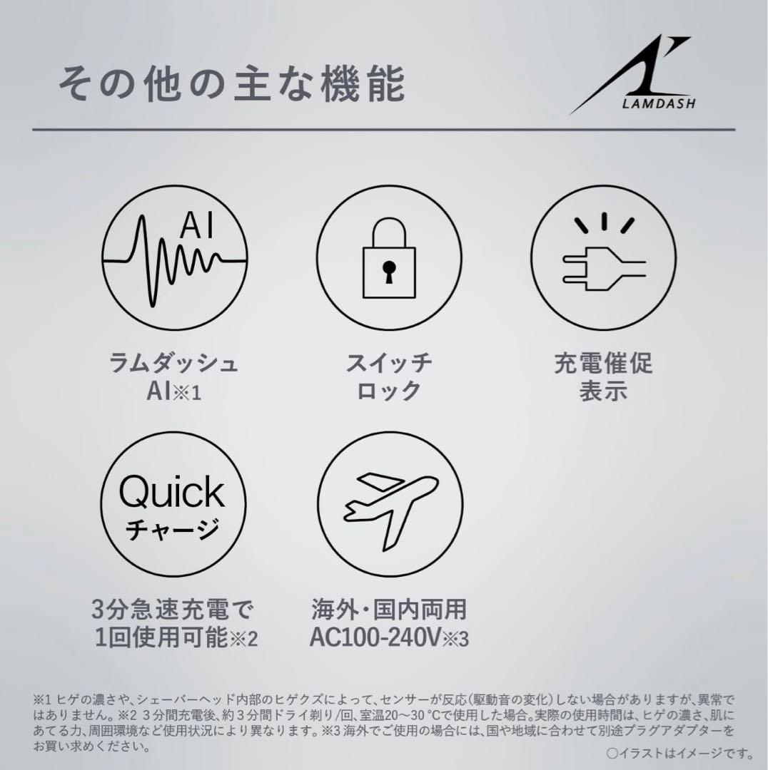 Panasonic シェーバー　ES-LT4Q-R 3枚刃