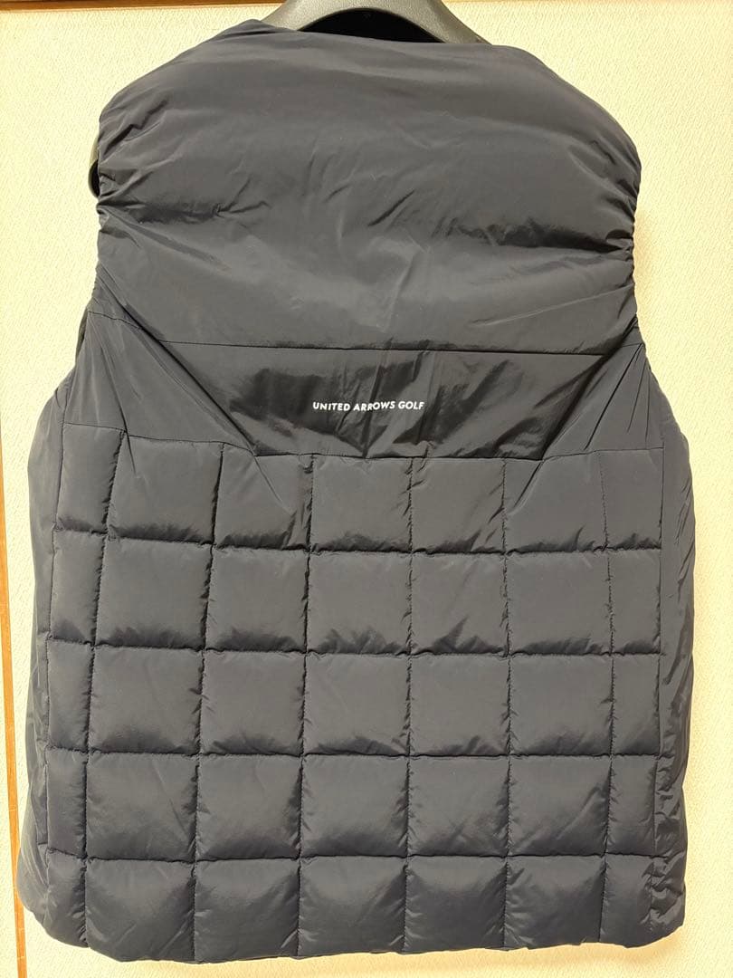 UNITED ARROWS GOLF メンズ キルト ウォーム ダウンベスト