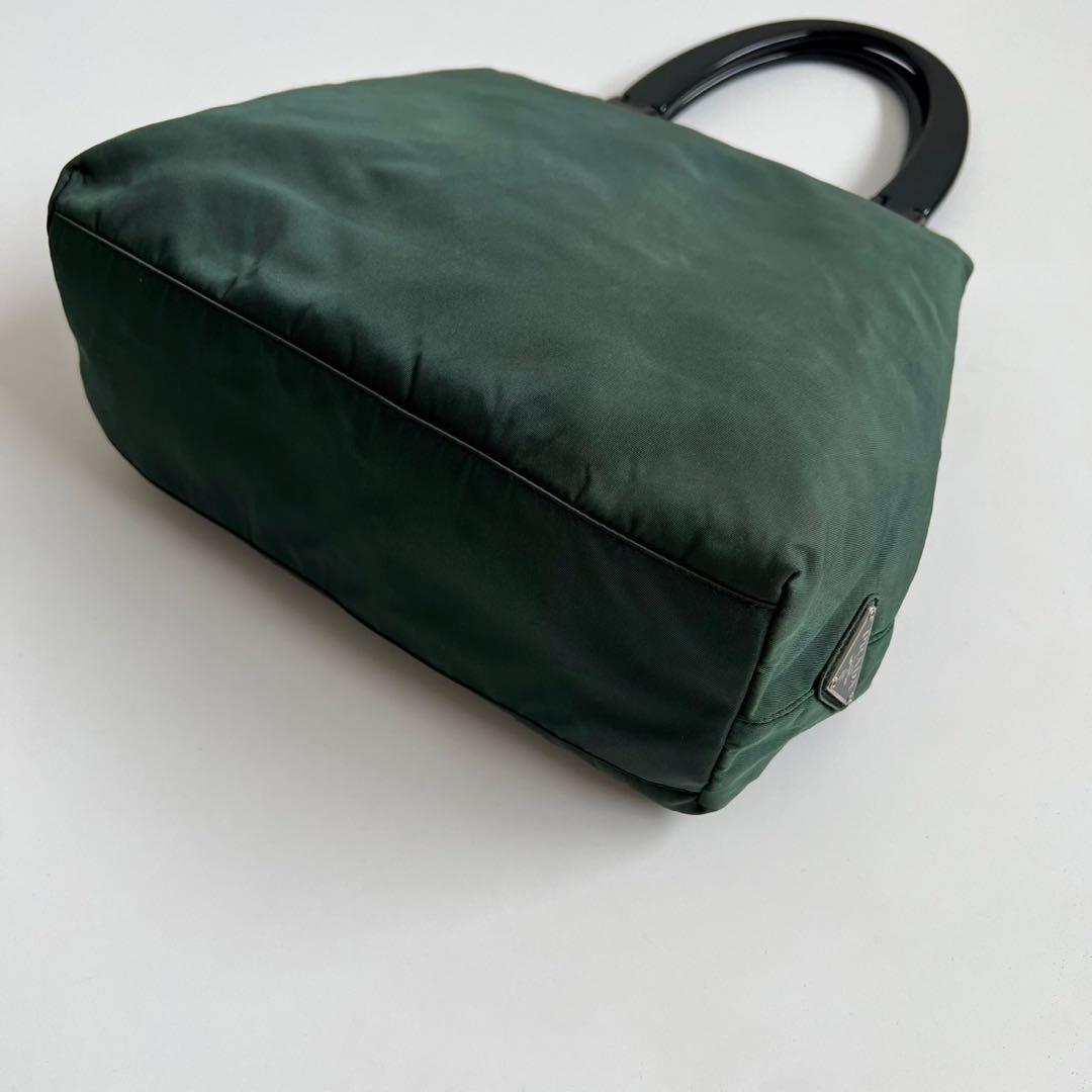 バッグ 90s PRADA PLASTIC HANDLE NYLON HAND BAG