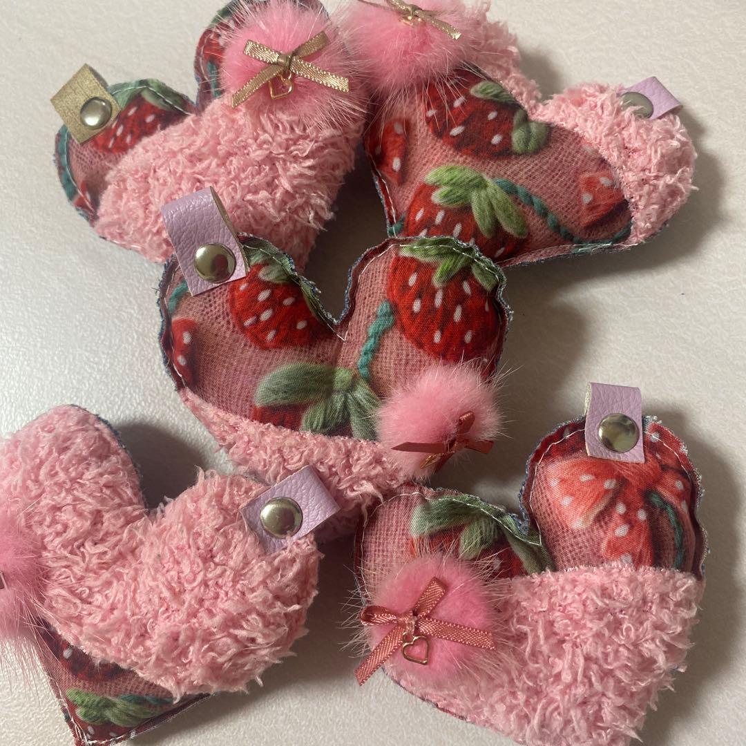 いちごパフェ☆様専用デニムリメイクチャーム❤︎オーダー➁