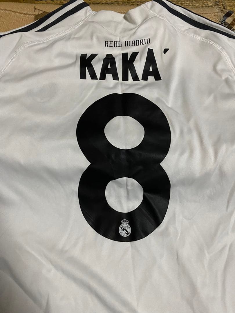 【貴重】レアルマドリード　ユニフォーム　元ブラジル代表　カカ選手　8番