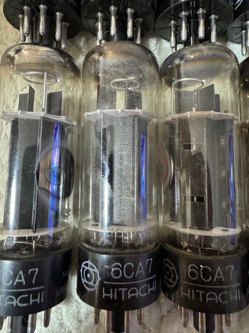 し*。様 HITACHI 6CA7 真空管 12本セット オーディオ アンプ 日 - メルカリ