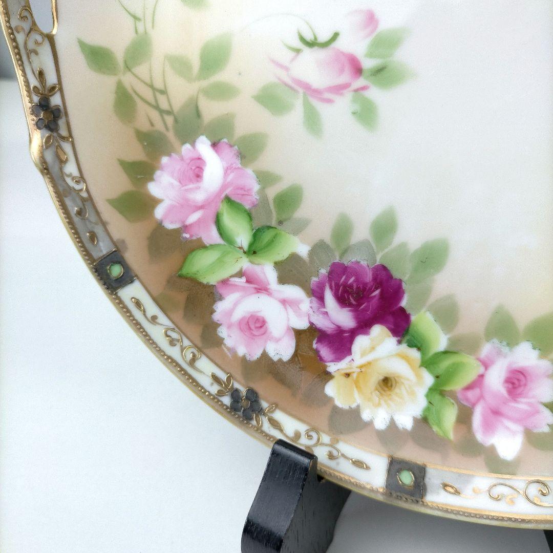 期間限定セール☆1891年～☆カエデ印☆オールドノリタケ 金彩点盛り