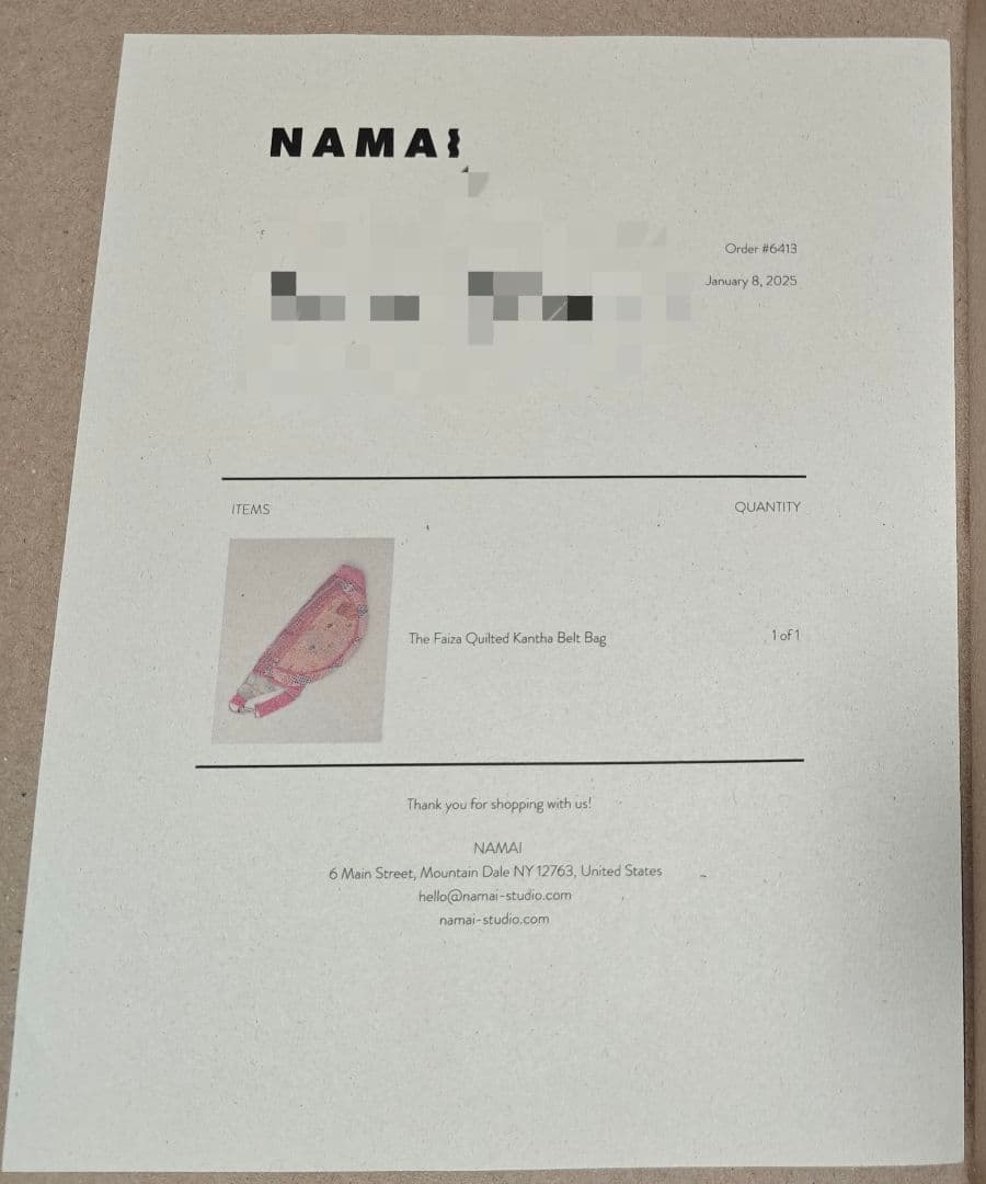 バッグ NAMAI The Falu Quilted Kanteen Bag