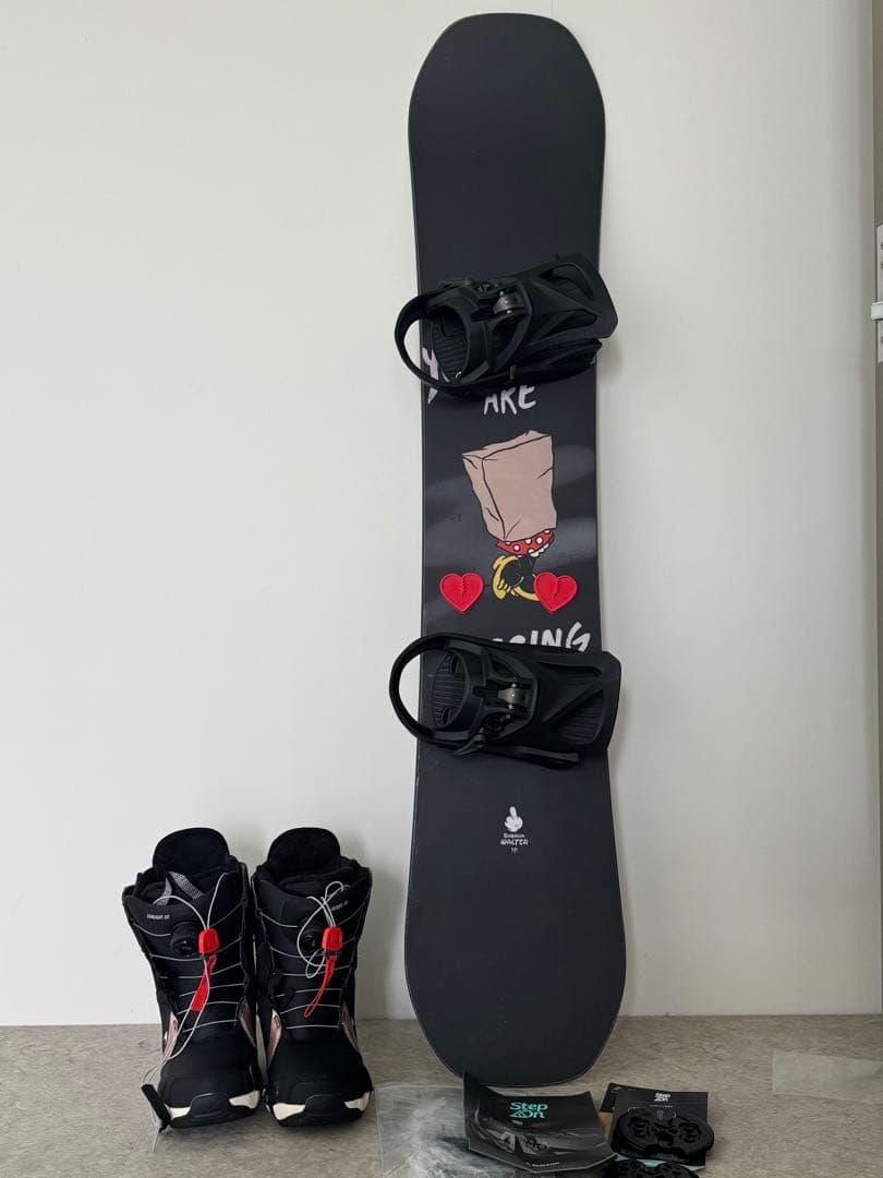 総額20万以上！Burton StepOn 一式セット 23.5cm ボード付き