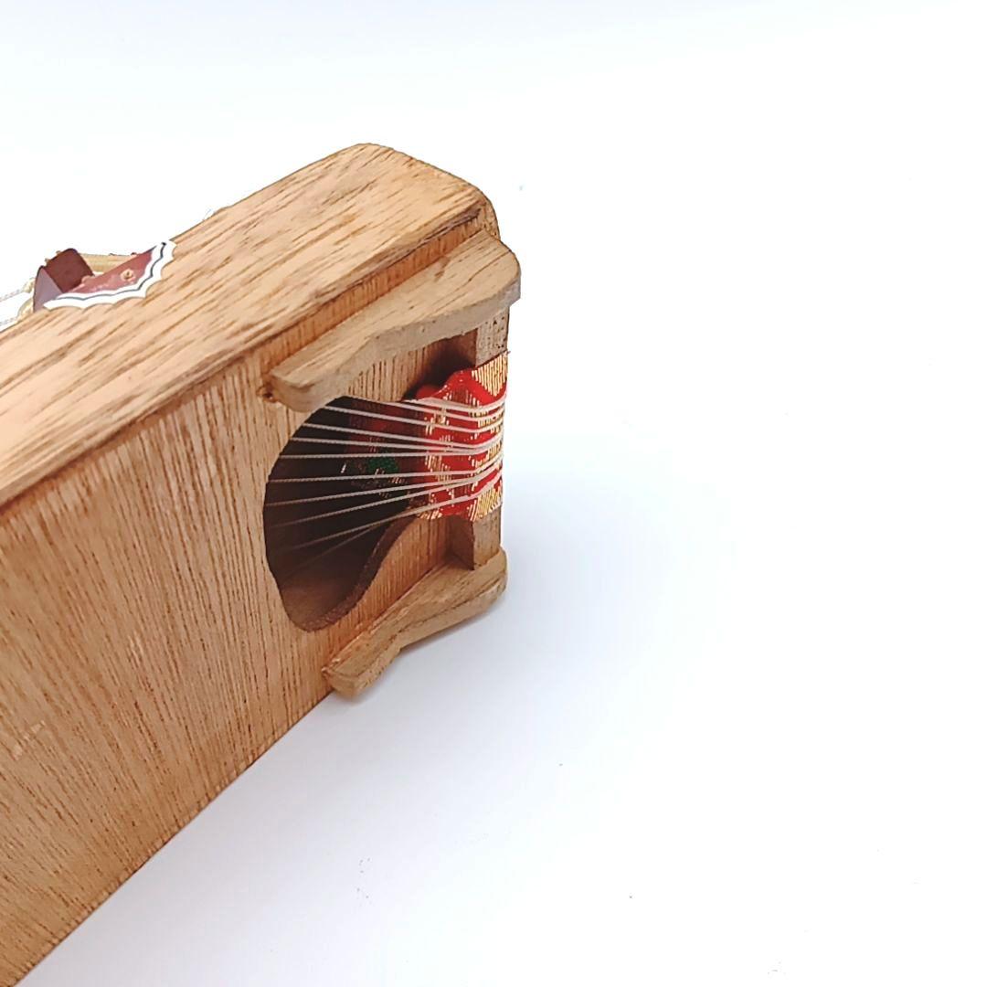 短琴 ミニ琴 箏 和楽器 弦楽器 13弦 約42cm セット 猫足つき 畳有り