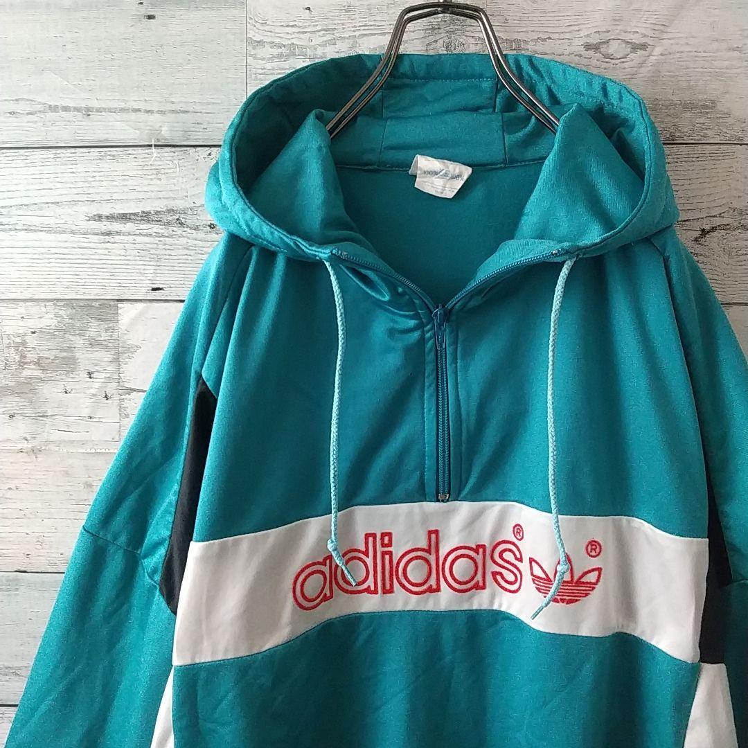 最 安値ファッション - 希少デザイン☆80s アディダス センターロゴ